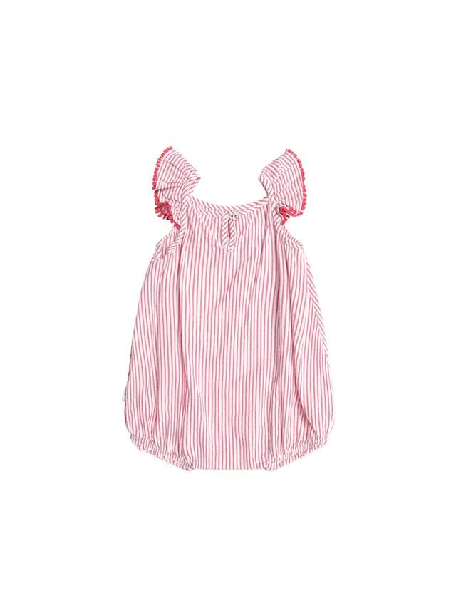 Huxbaby Girls Onesie Gingerbread Frill Playsuit