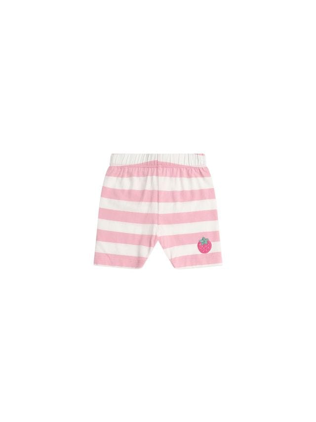 Huxbaby Girls Pants 2Y Strawberry Stripe Bike Short