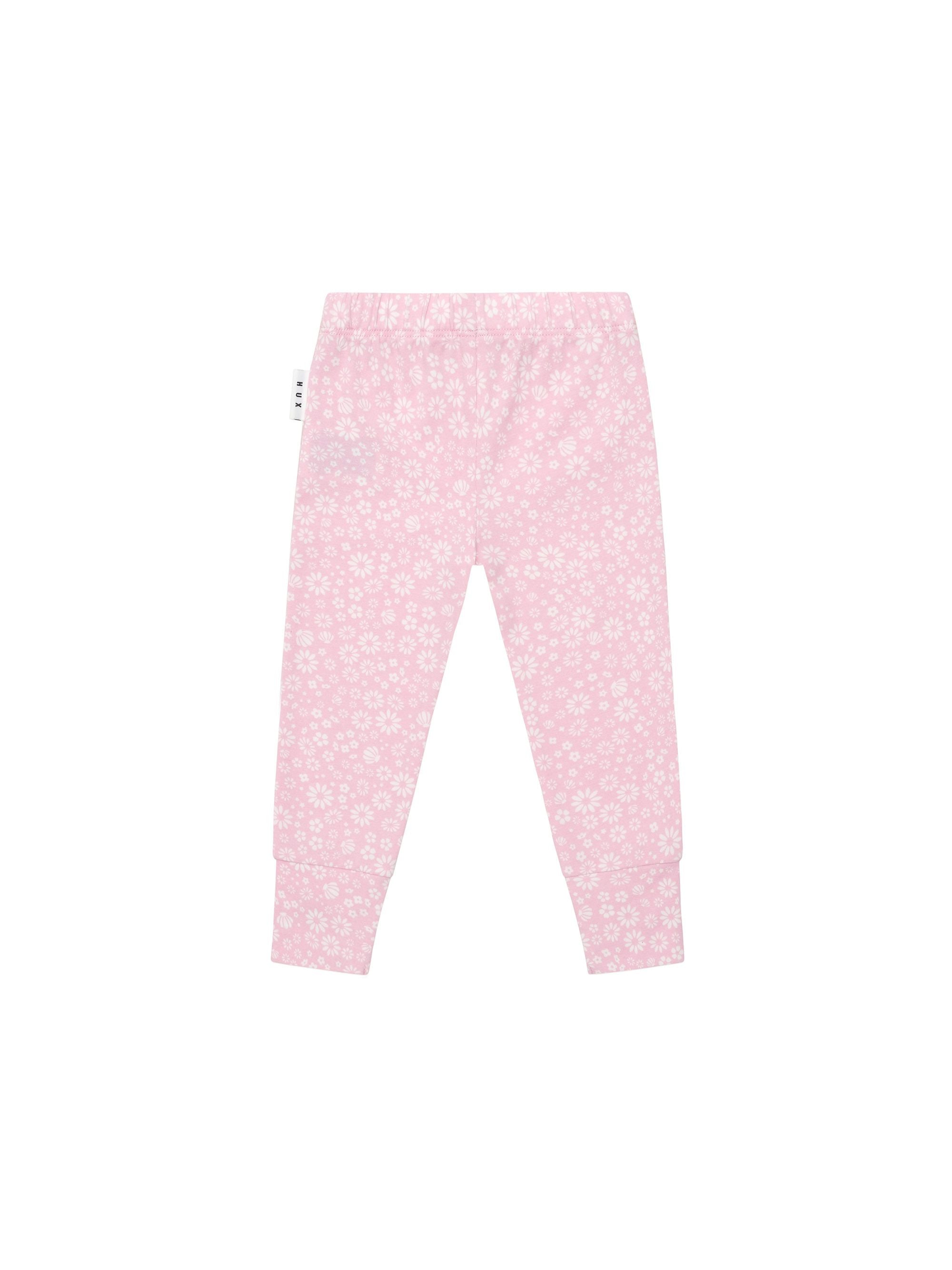 Huxbaby Girls Pants Daisy Seashell Legging