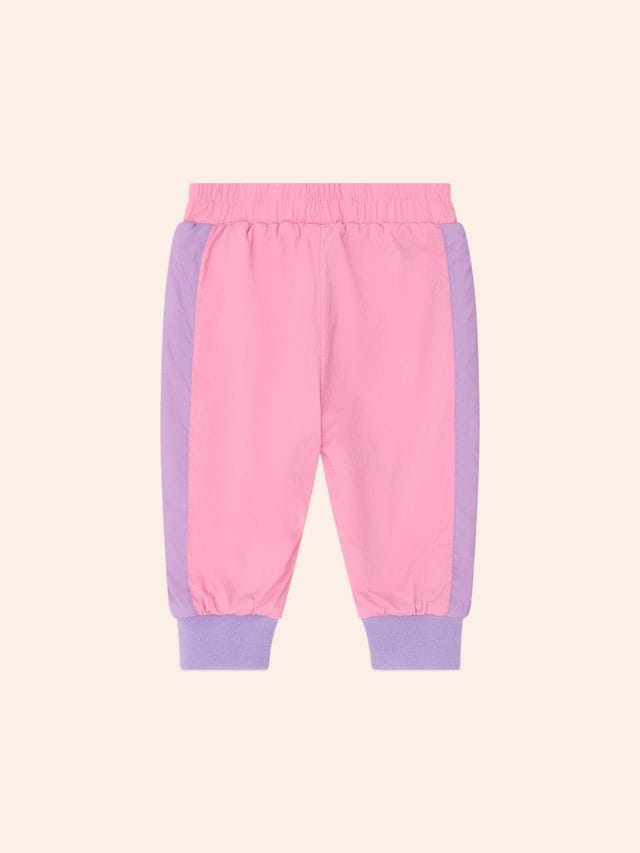 Huxbaby Girls Pants Retro Cherry Spliced Track Pant