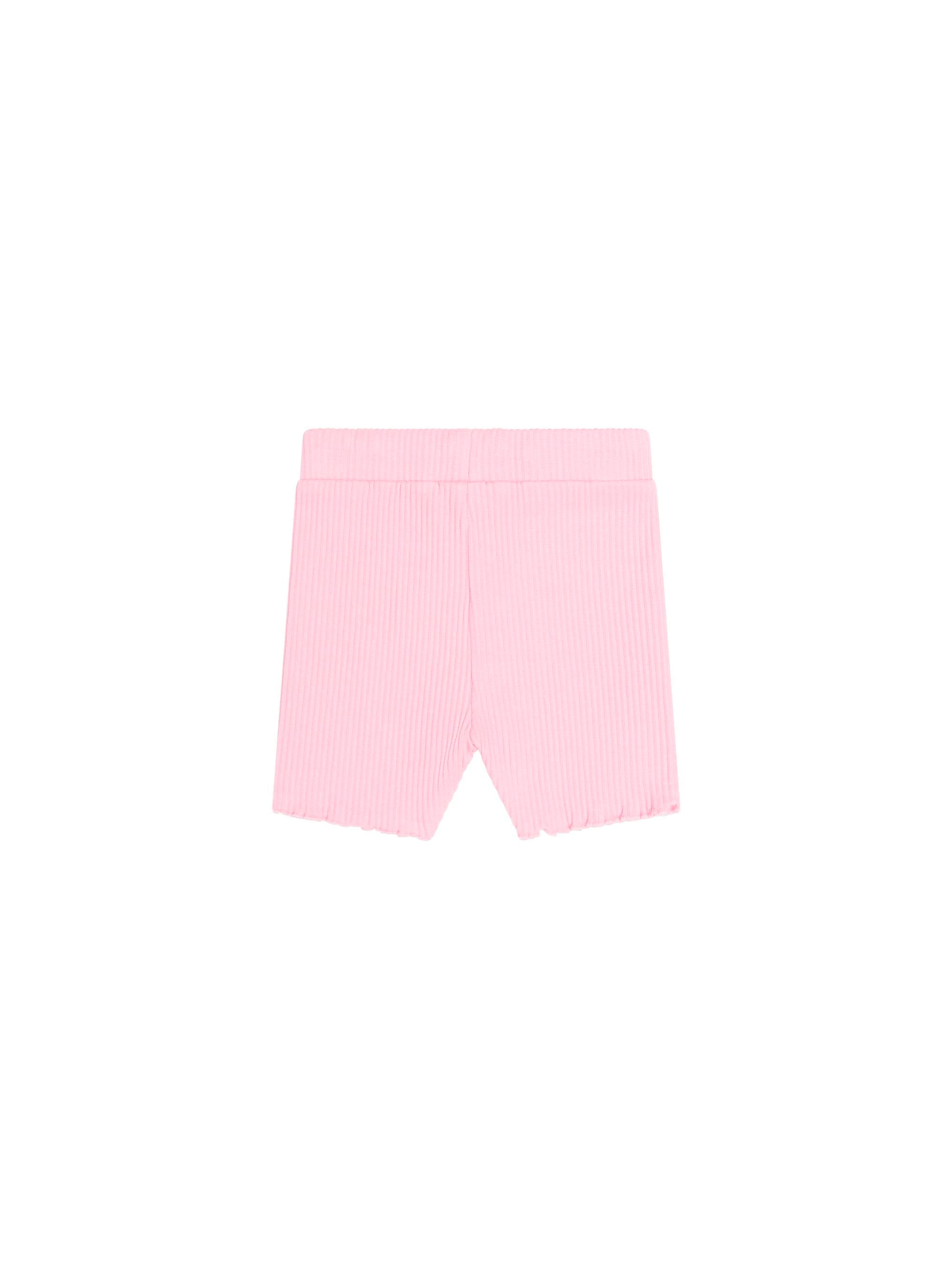 Huxbaby Girls Pants Strawberry Creme Rib Bike Short