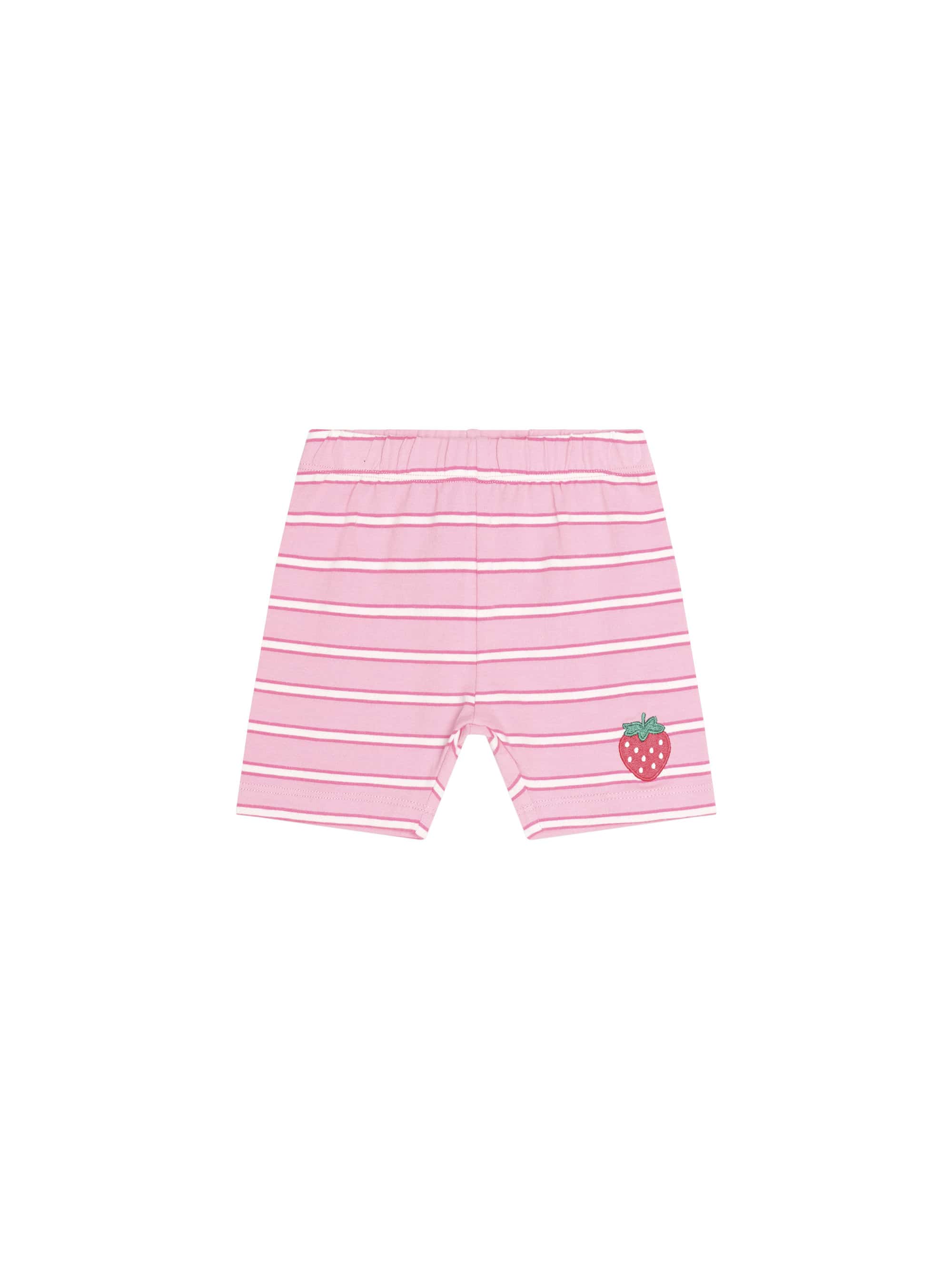 Huxbaby Girls Pants Strawberry Creme Stripe Bike Short