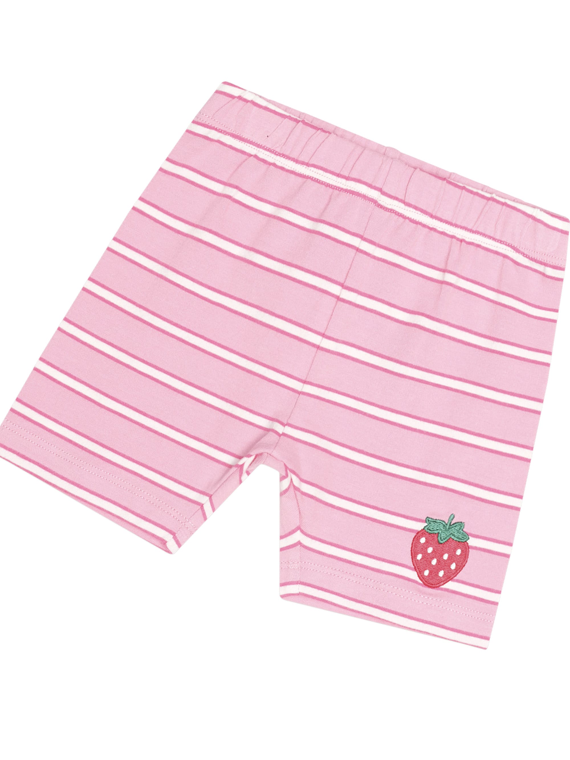 Huxbaby Girls Pants Strawberry Creme Stripe Bike Short