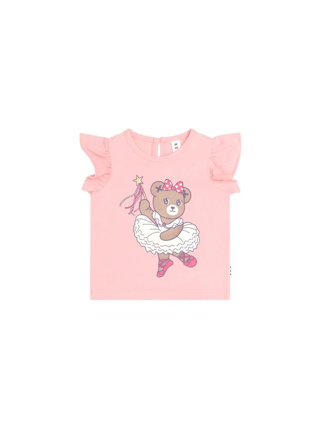 Huxbaby Girls Tee 1Y Ballerina Huxette Frill Tee