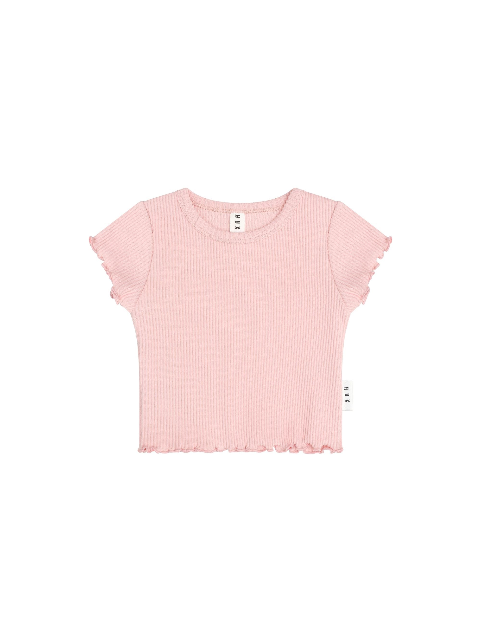 Huxbaby Girls Tee Candy Rib Tee