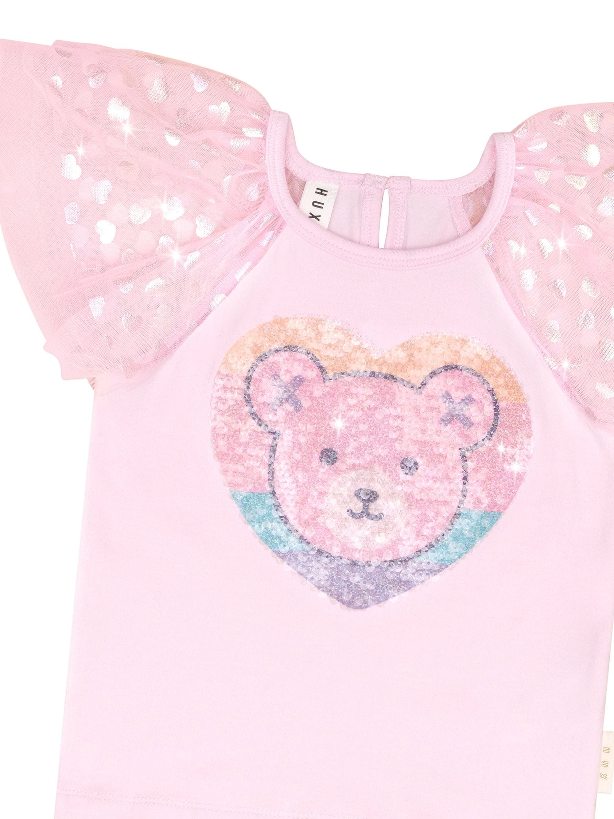 Huxbaby Girls Tee Sweetheart Sequin Hux Party T-Shirt