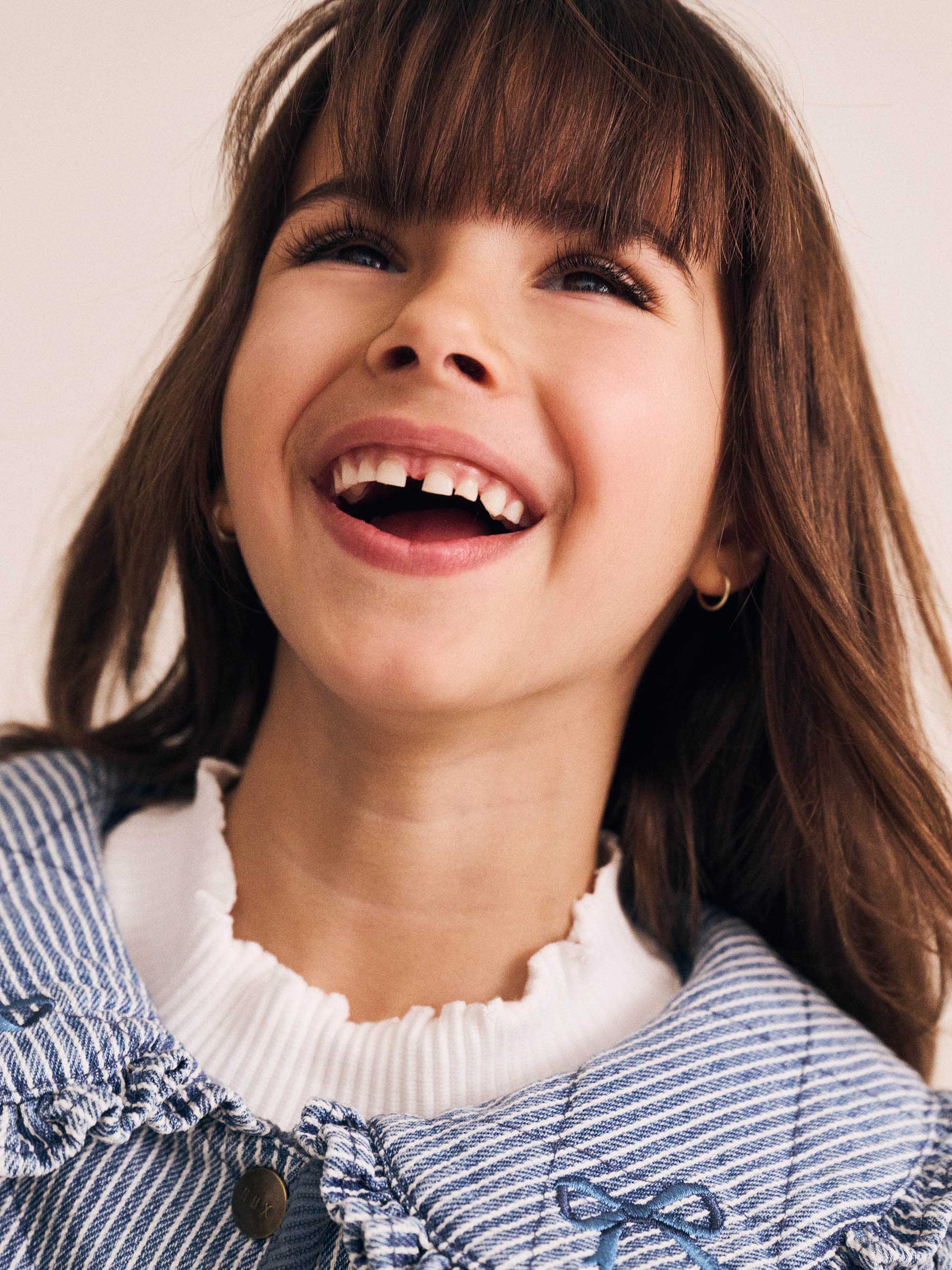 Huxbaby Girls Top Almond Milk Rib Skivvy