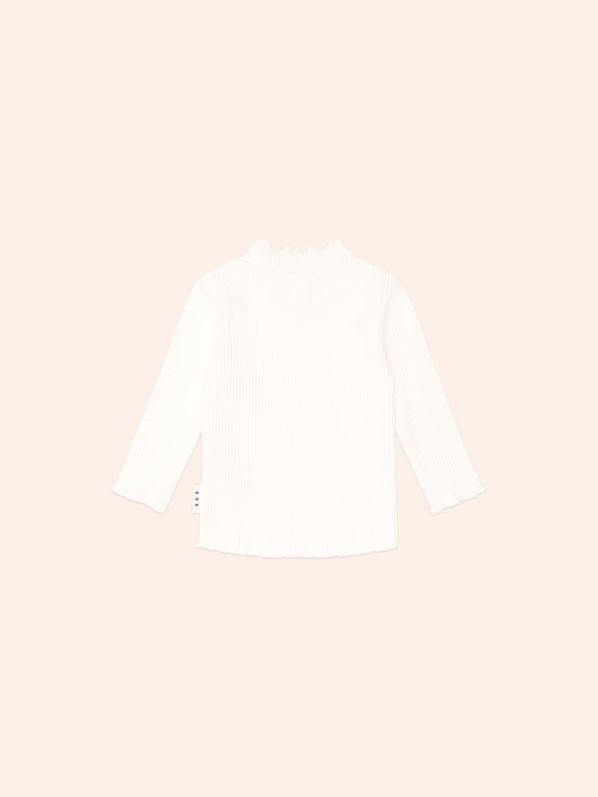 Huxbaby Girls Top Almond Milk Rib Skivvy