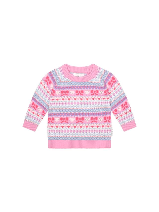 Huxbaby Girls Top Apres Ski Farisle Pullover
