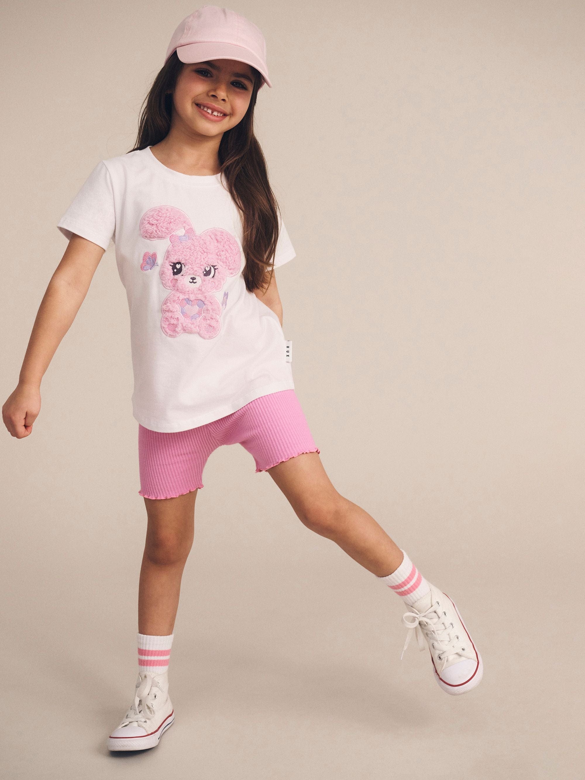 Huxbaby Girls Top Bunny Gem T-Shirt