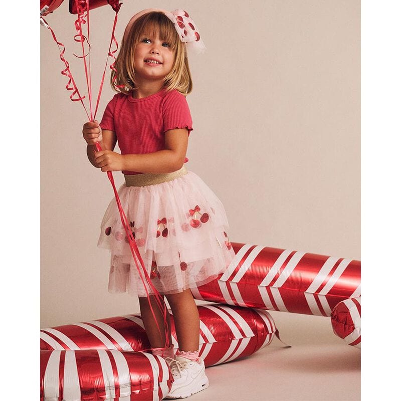 Huxbaby Girls Top Cherry Rib Tee