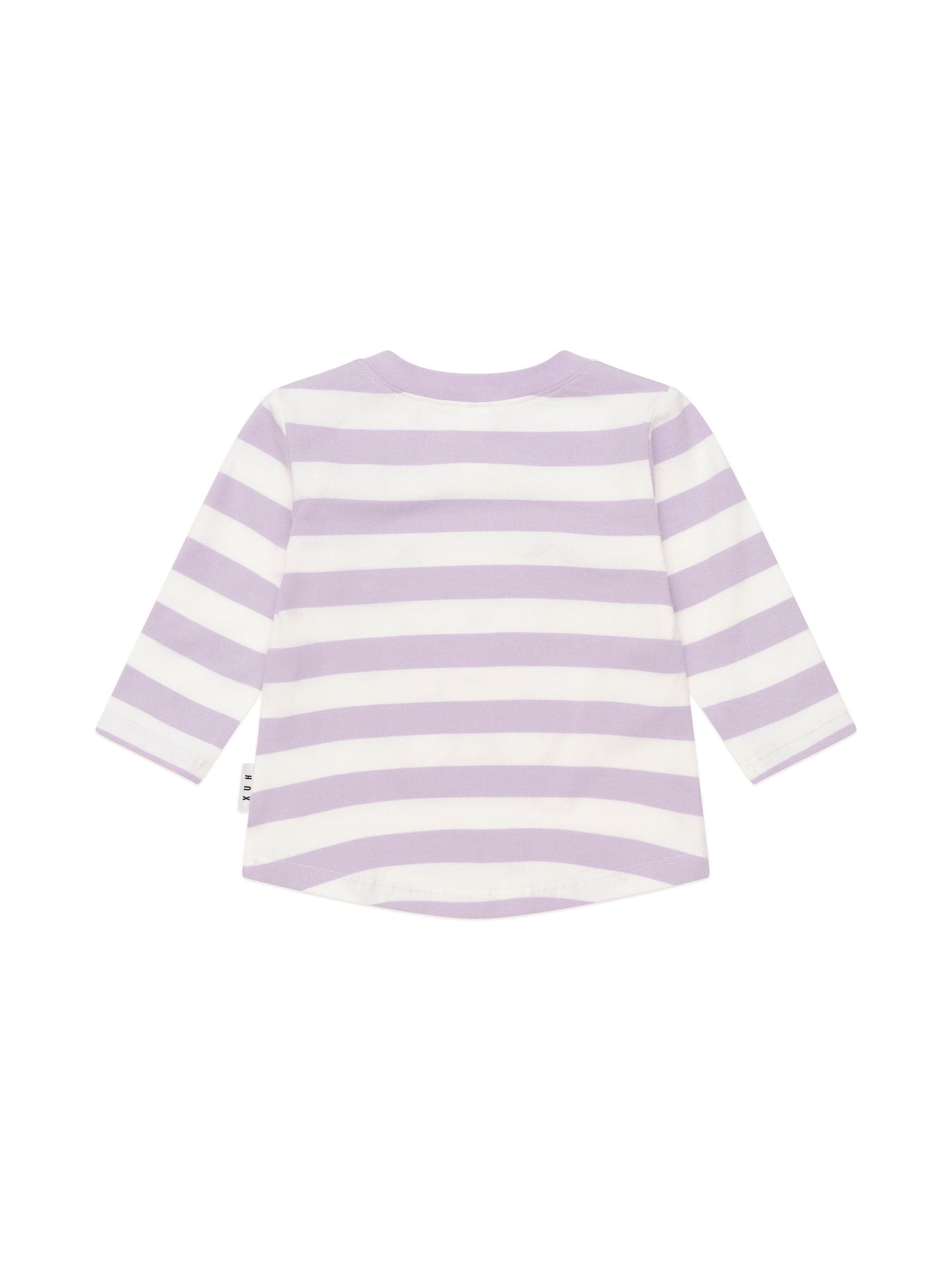 Huxbaby Girls Top College Hux Orchid Stripe Top