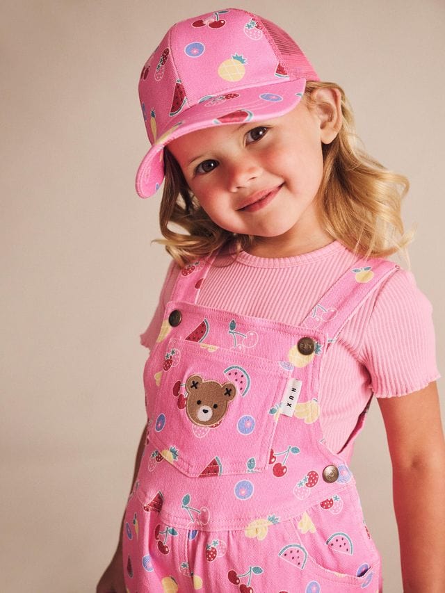 Huxbaby Girls Top Pink Rib Tee