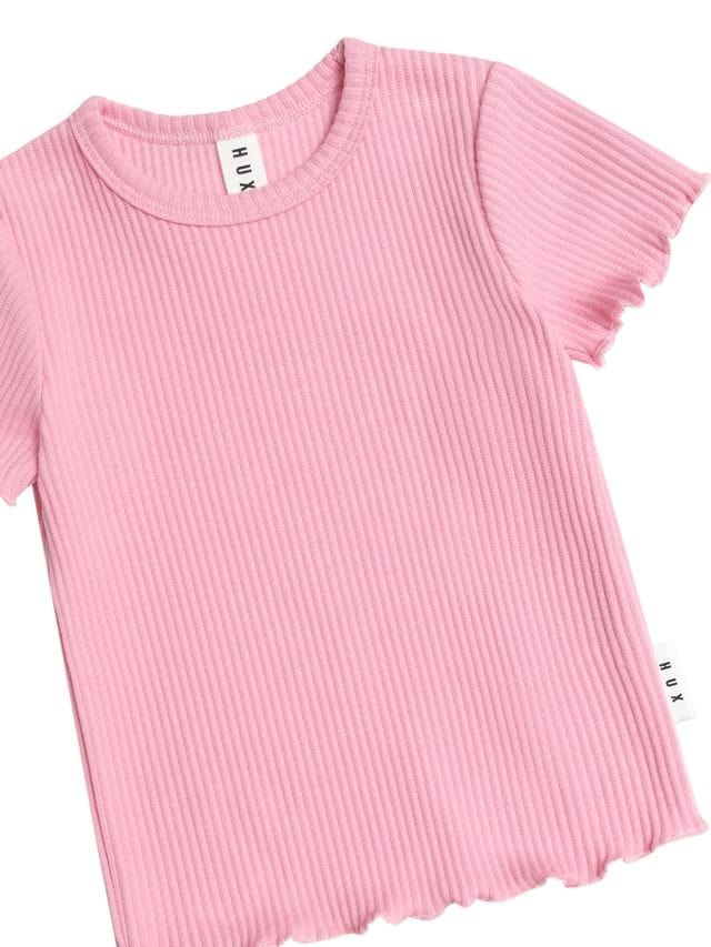 Huxbaby Girls Top Pink Rib Tee