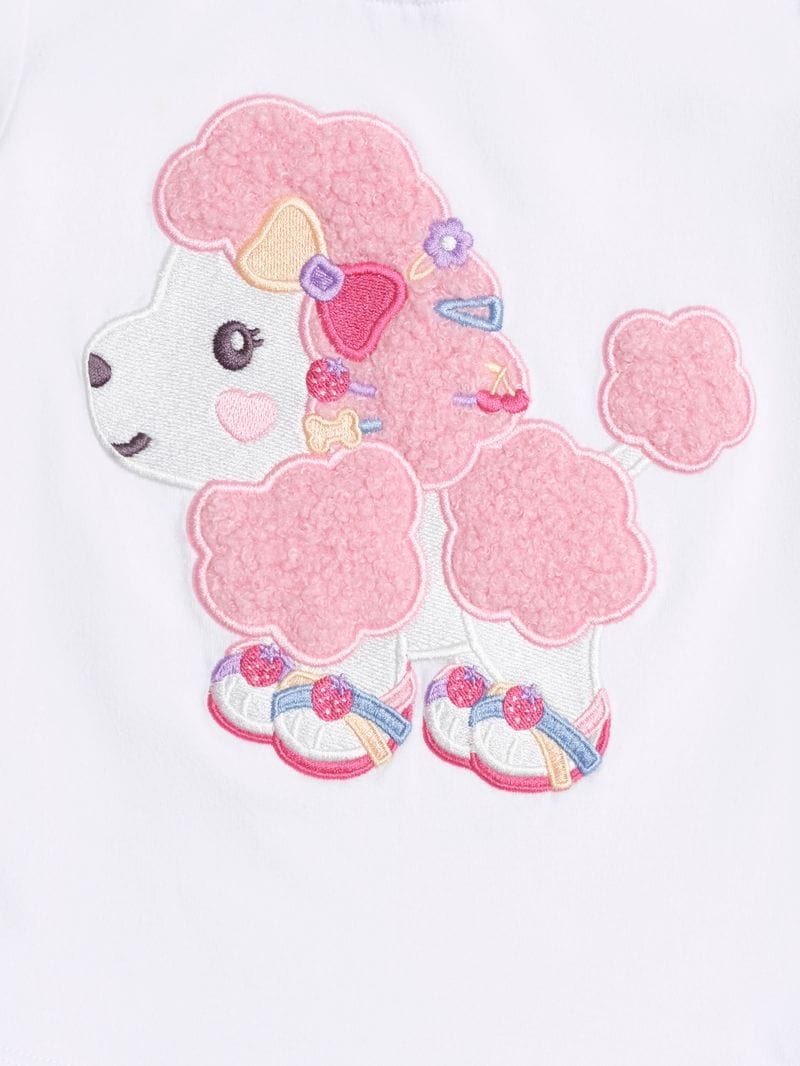 Huxbaby Girls Top Polly Poodle Tee