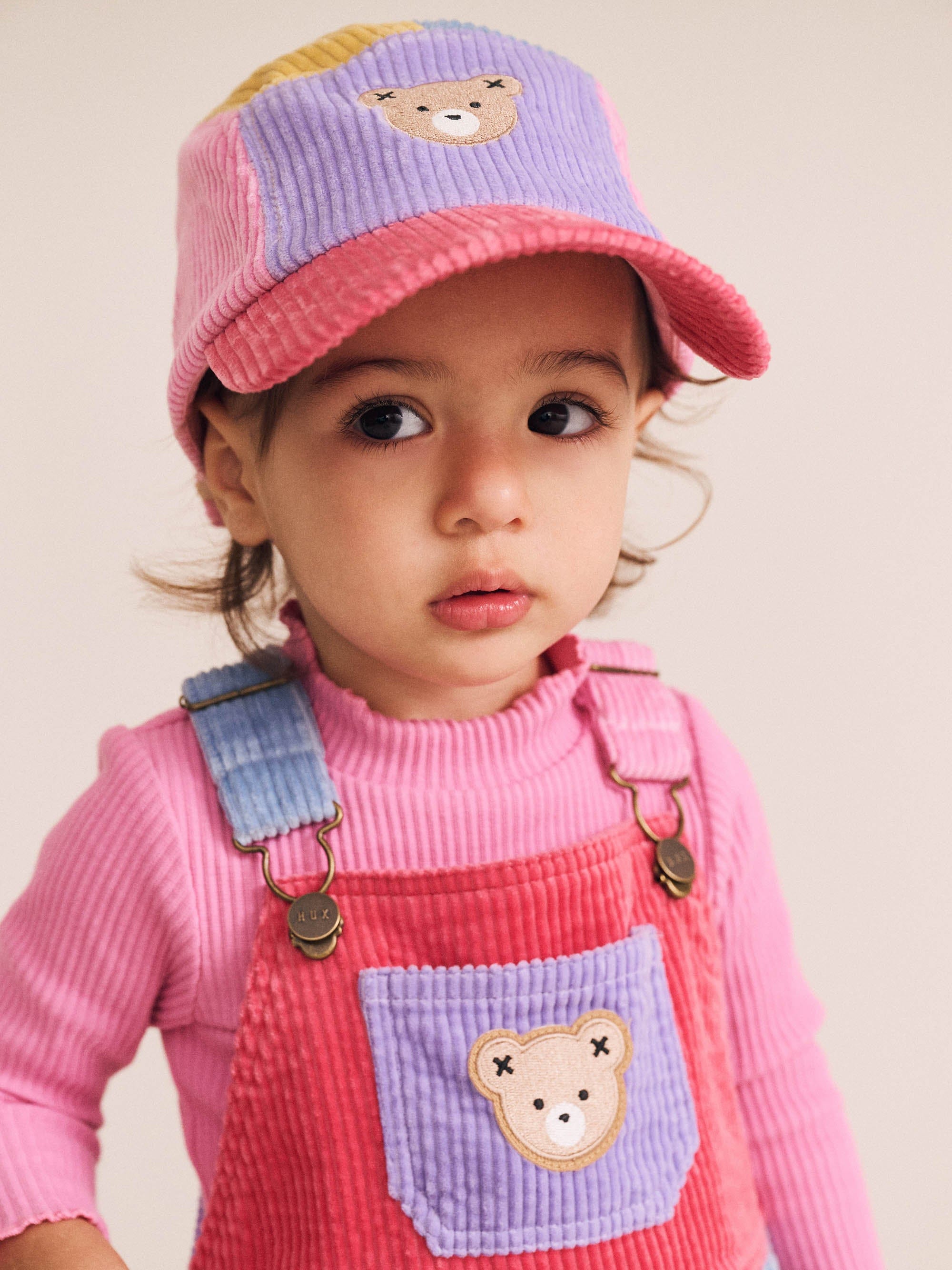 Huxbaby Girls Top Strawberry Rib Skivvy