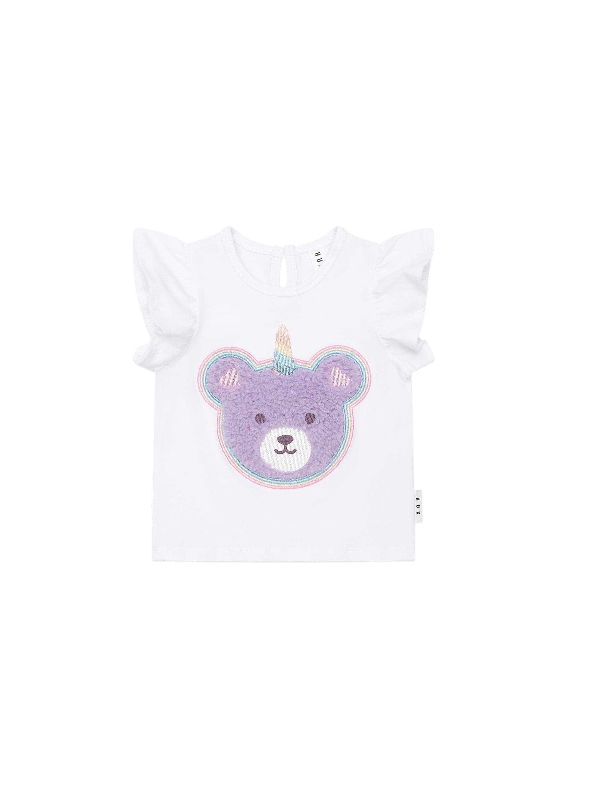 Huxbaby Girls Top Unicorn Hux Frill T-Shirt