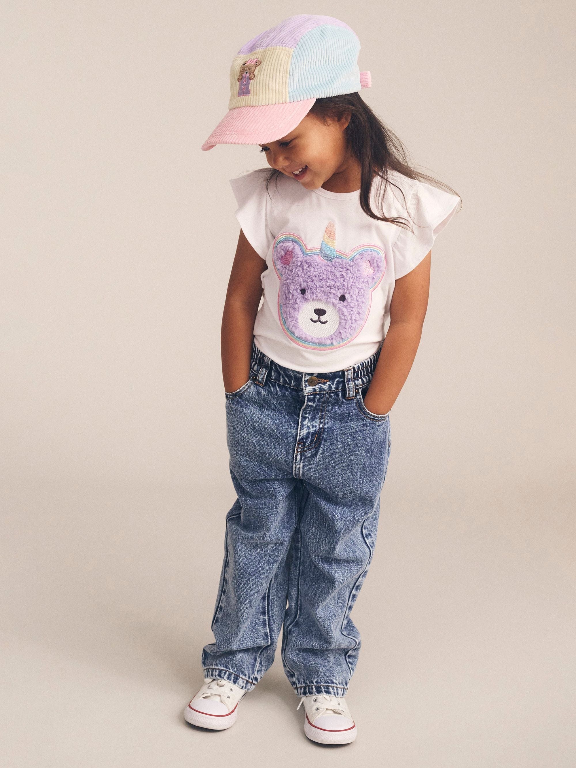 Huxbaby Girls Top Unicorn Hux Frill T-Shirt