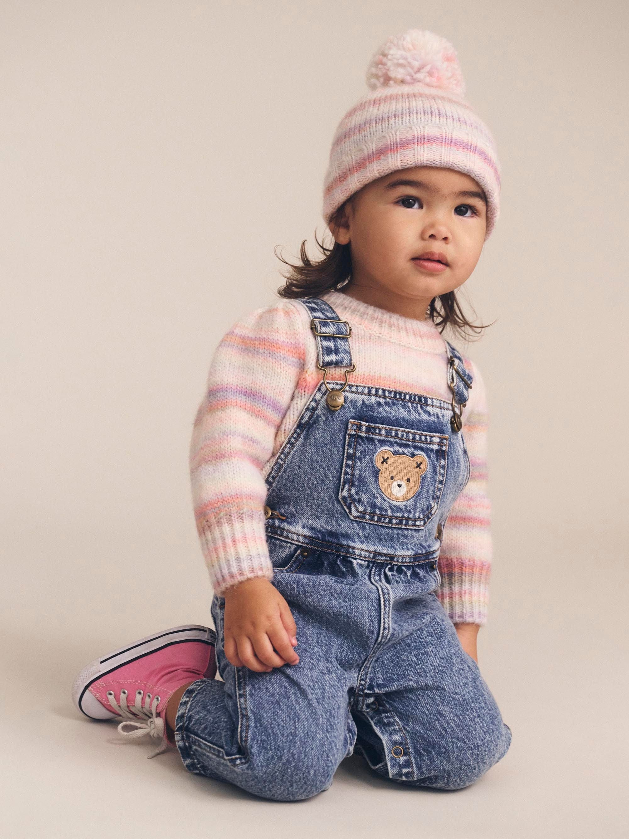 Huxbaby Unisex Onesie Dreamy Denim Overalls