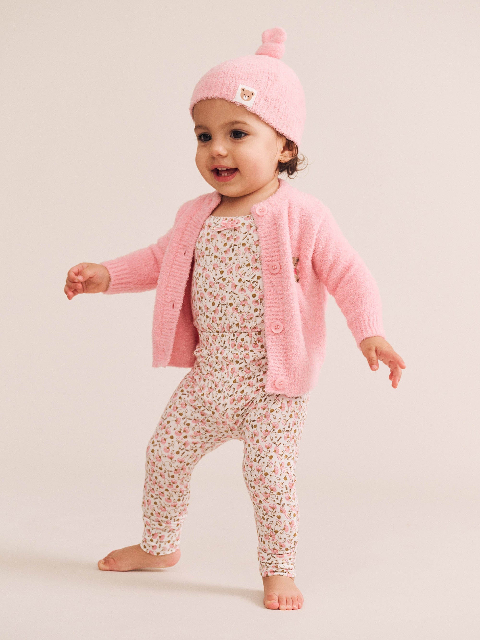 Huxbaby Unisex Outfit My First Hux Apricot 4pc Boucle Set