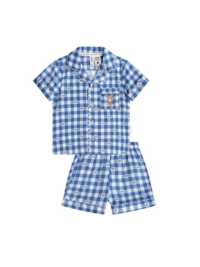 Huxbaby Unisex Sleepware 3Y Huxbear Check PJs