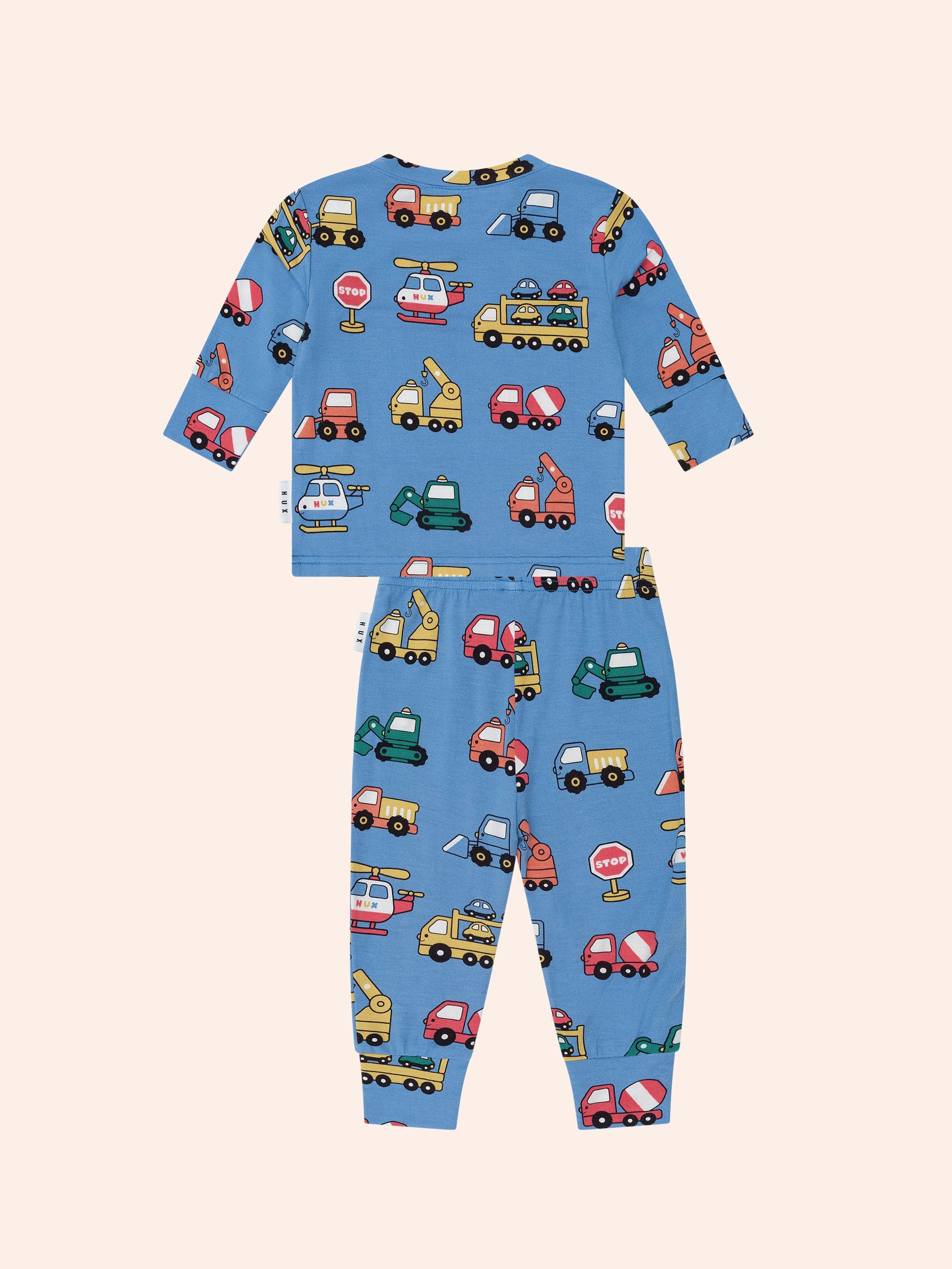 Huxbaby Unisex Sleepware Construction PJ Set