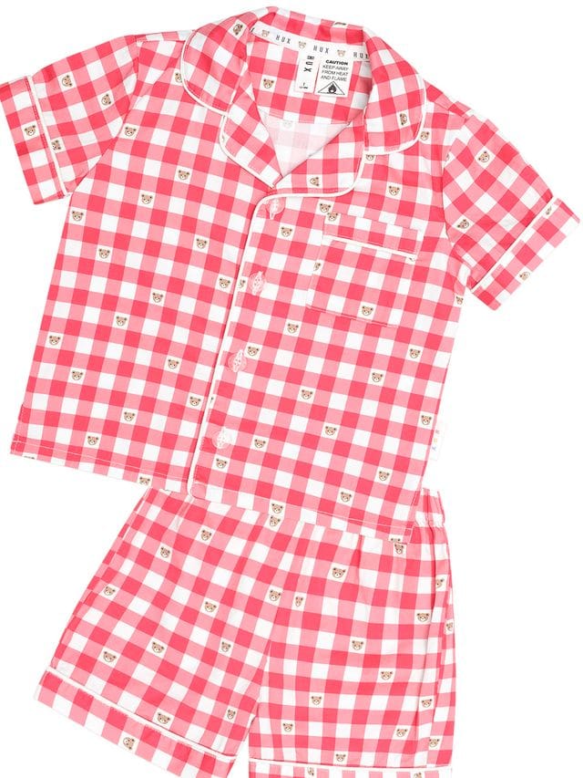 Huxbaby Unisex Sleepware Huxbear Check PJ's