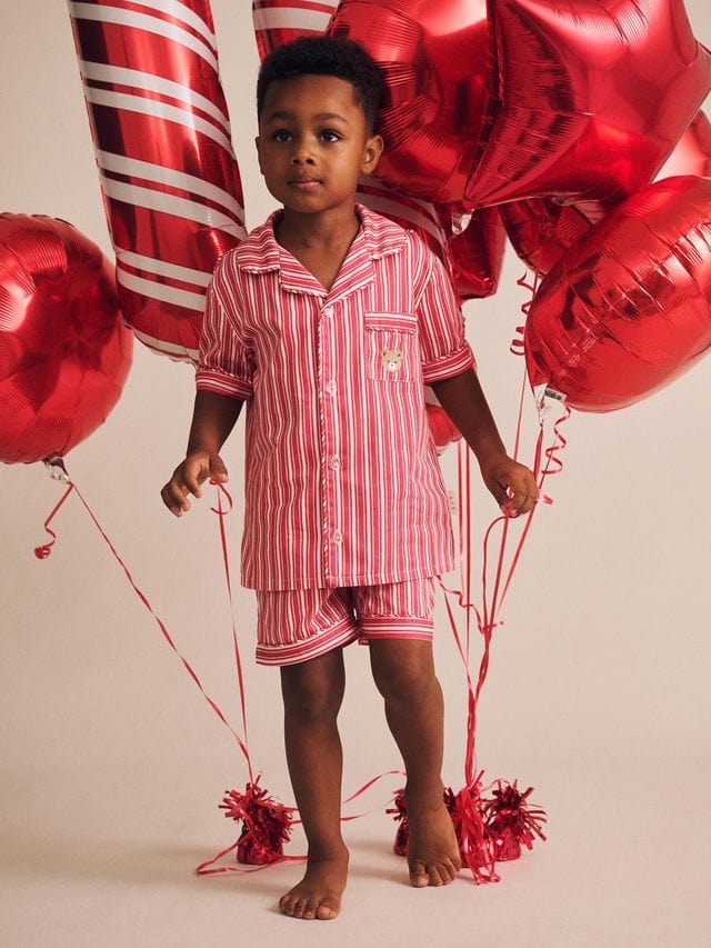 Huxbaby Unisex Sleepware Tis The Season PJs Candy Cane