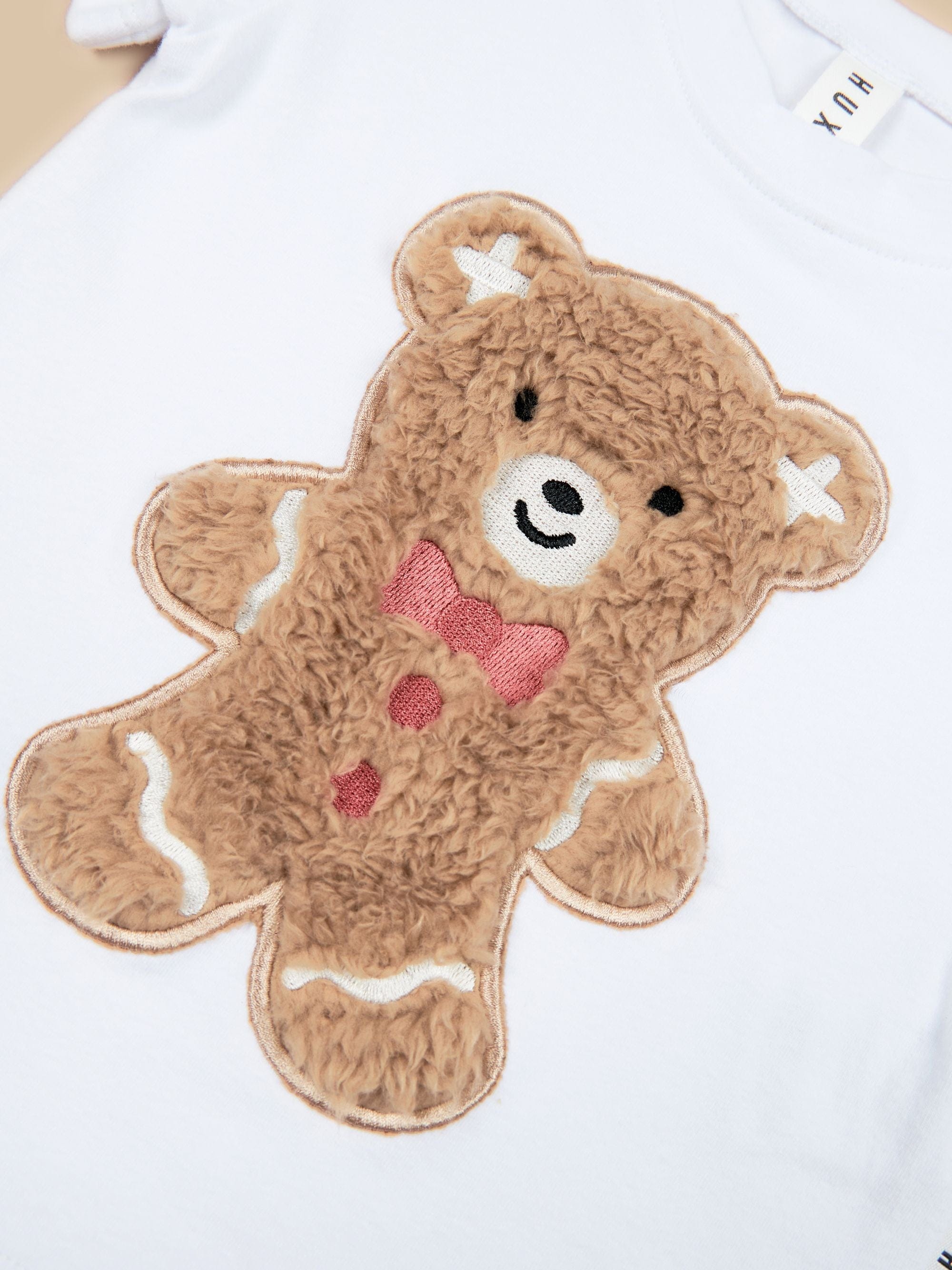 Huxbaby Unisex T-shirt 6-12M Fur Gingerbread T-Shirt