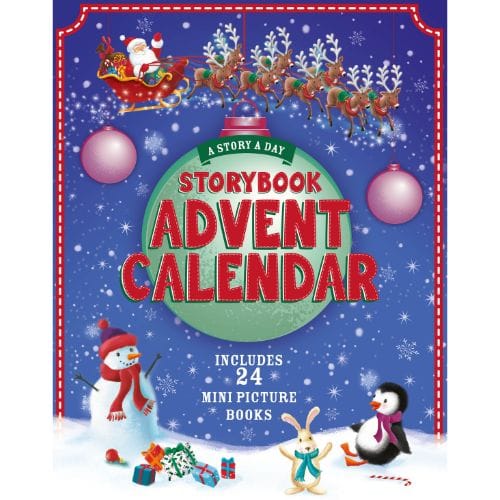 Igloo storybook advent calendar toy featuring colorful pages and festive holiday illustrations for kids' countdown to Christmas.