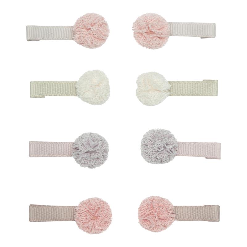 Swanlake Mini Tulle Pom Pom Clips