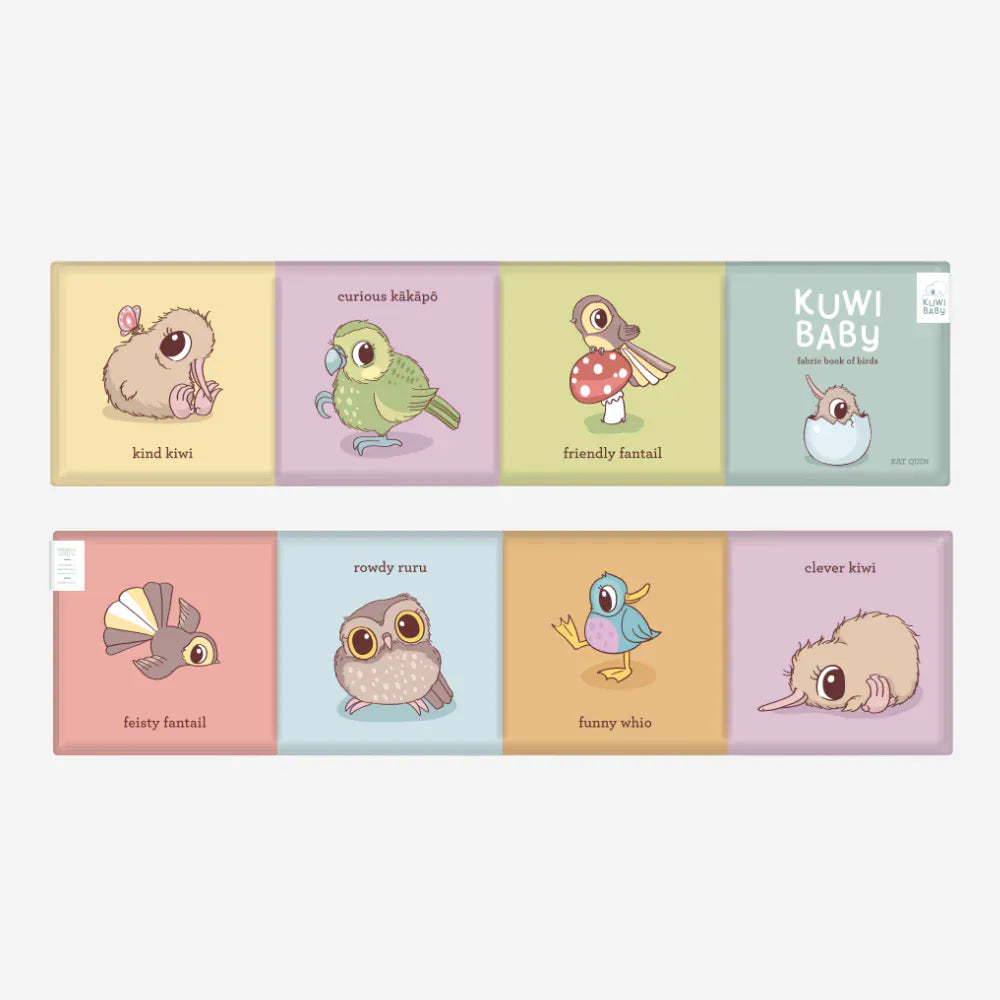 Illustrated Publishing Childrens Books Kuwi Baby - Fabric Book of Birds