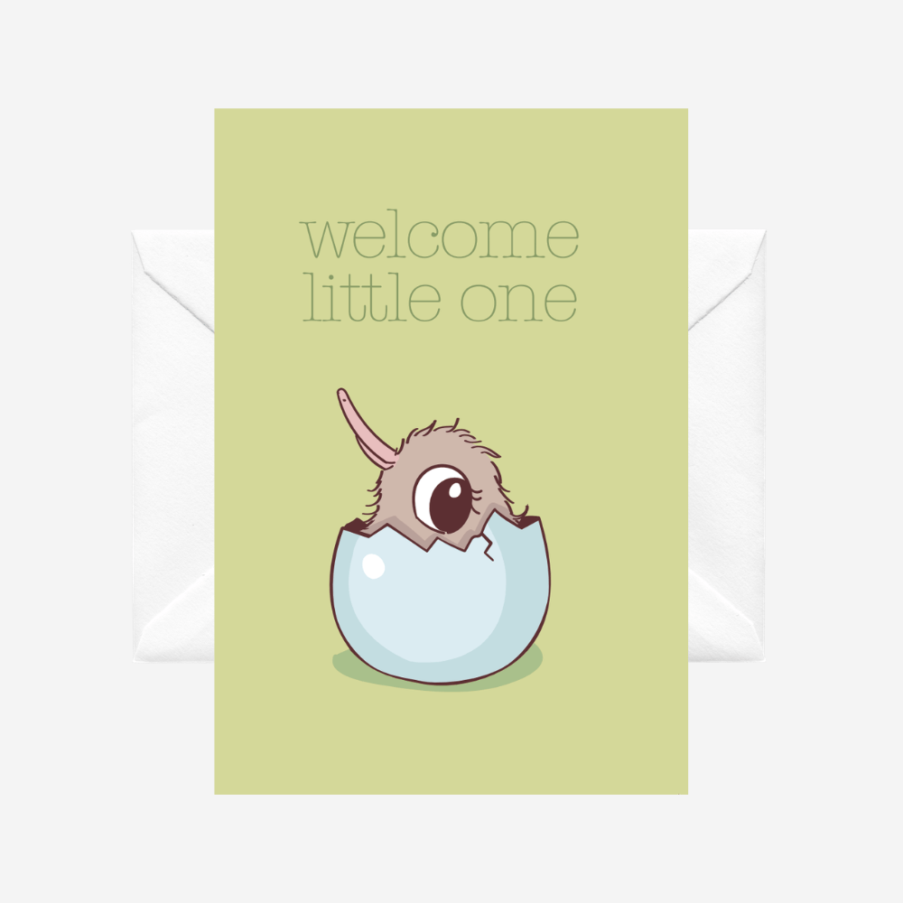 Illustrated Publishing Gift Stationery Hatchling Kiwi Baby Card