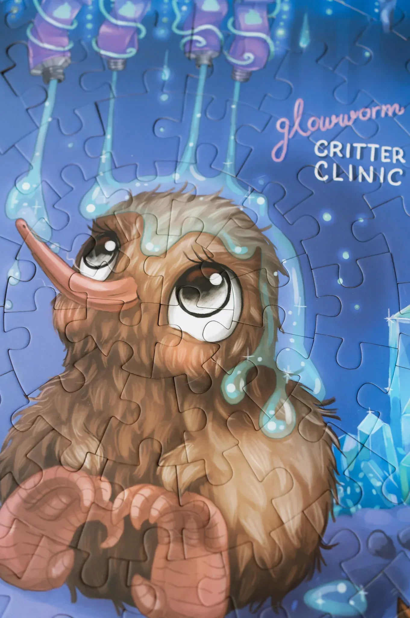 Illustrated Publishing Toys Glowworm Glitter Critter 100 Piece Puzzle
