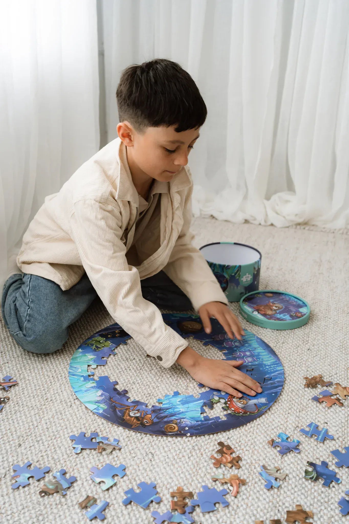 Illustrated Publishing Toys Glowworm Glitter Critter 100 Piece Puzzle