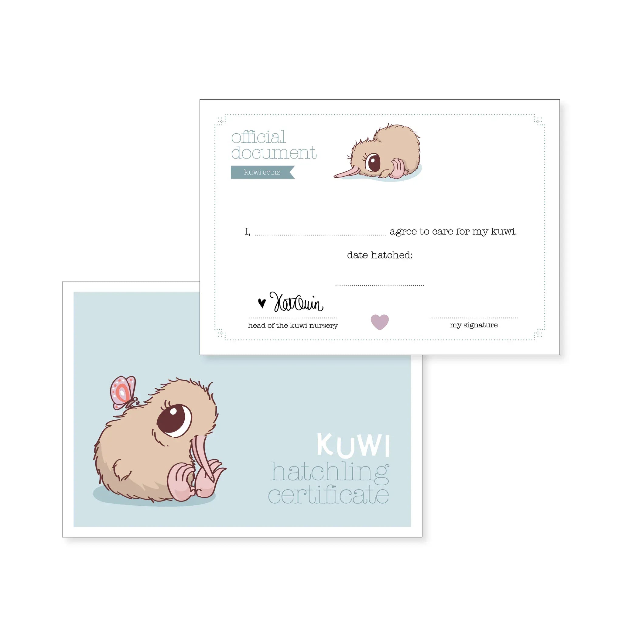 Illustrated Publishing Toys Soft Cuddly Kuwi The Kiwi Plush Toy