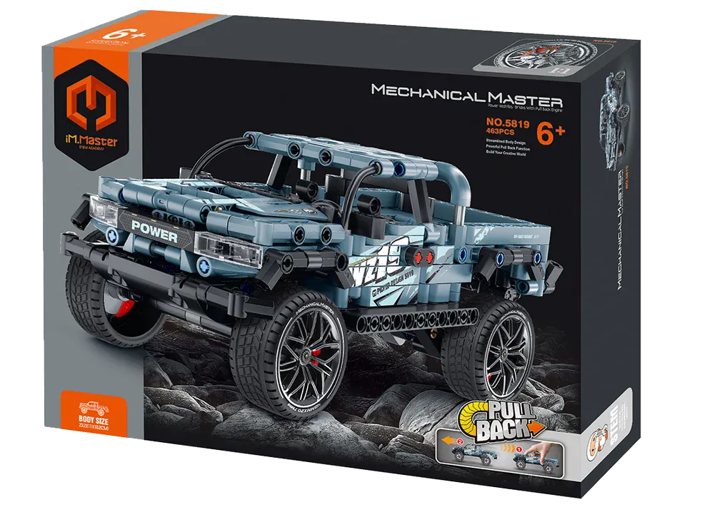 iM.Master Toys Pull Back Pickup Truck Blue