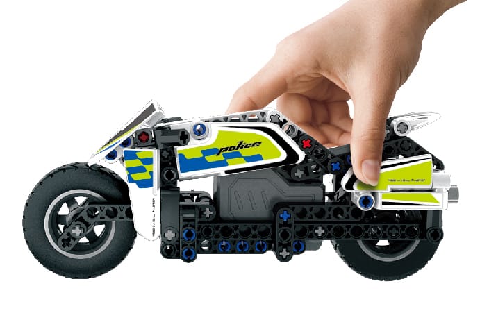 iM.Master Toys Pull Back Police Motorbike