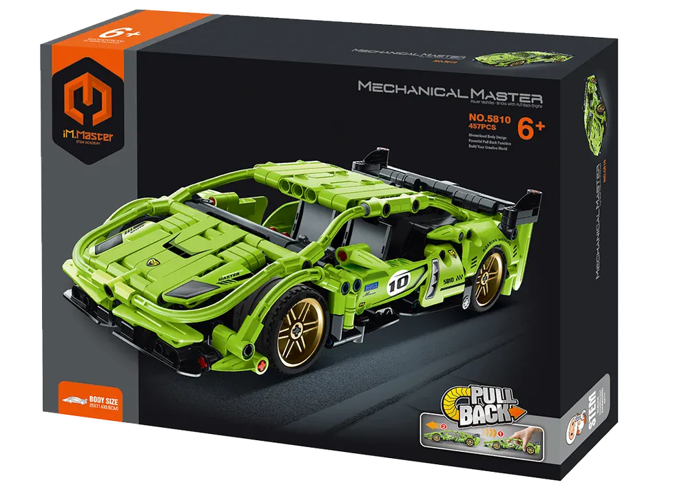 iM.Master Toys Pull Back Super Car Green