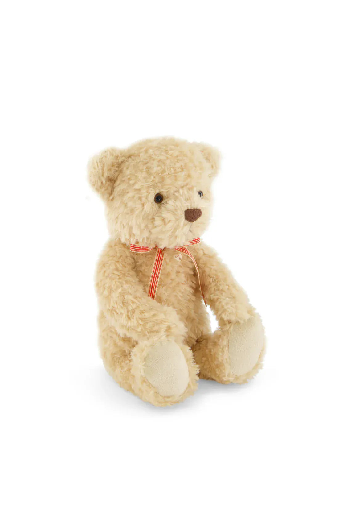 Jamie Kay Toys Soft Snuggle Bunnies - Arthur the Bear with Red Stripe Bow