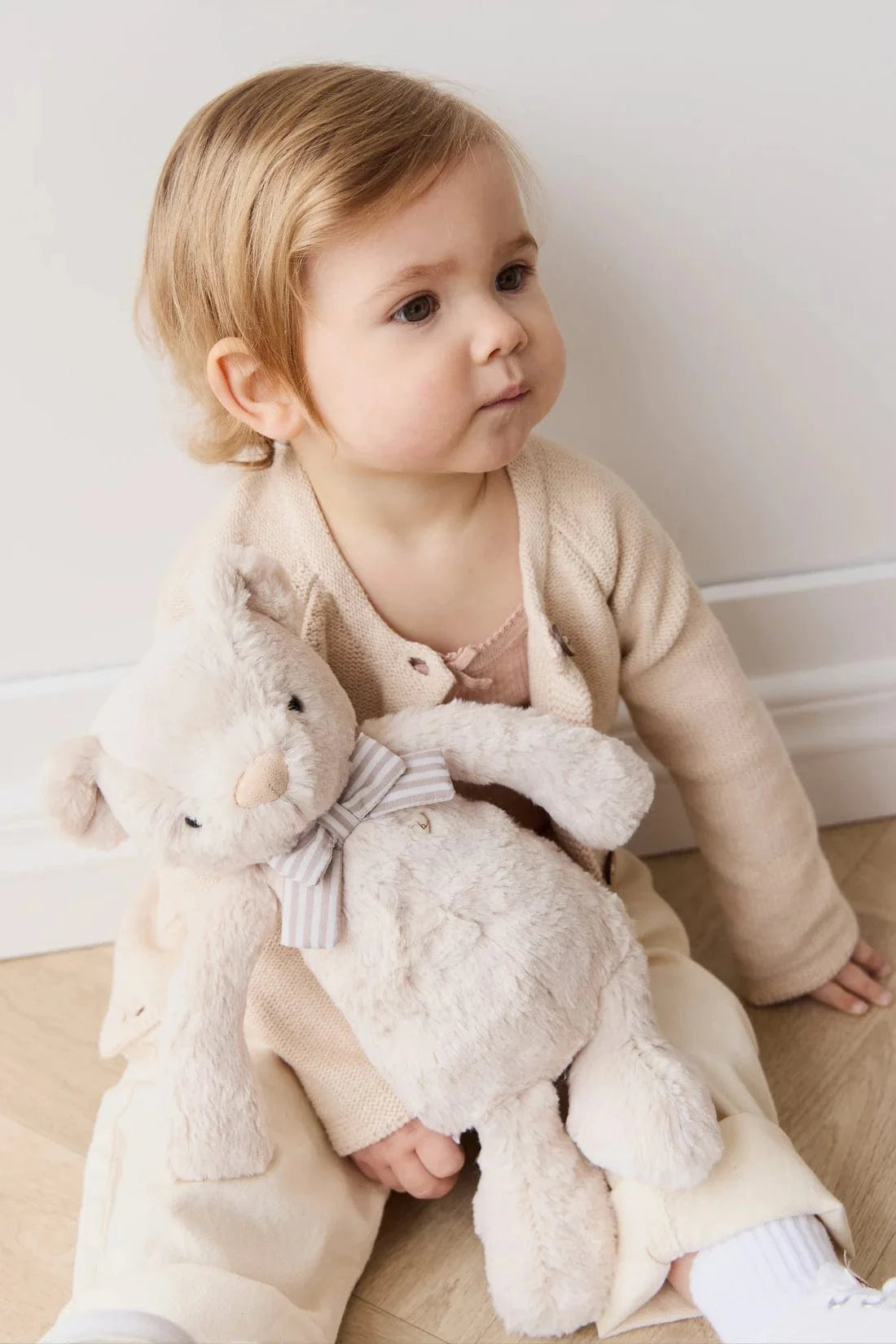 Jamie Kay Toys Soft Snuggle Bunnies - Georgie With Bow