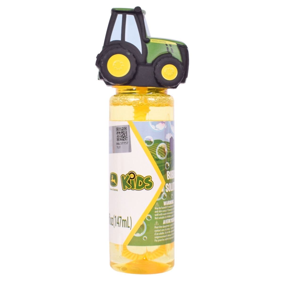 John Deere Toys Bubble Bottle with Tractor Wand