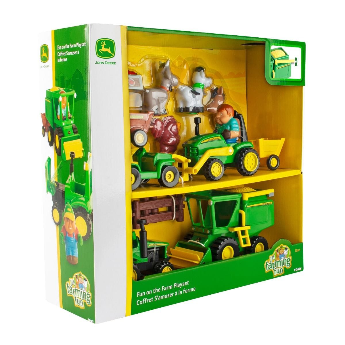John Deere Toys Fun on the Farm Playset with Vehicles