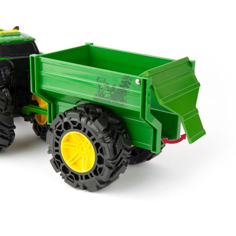 John Deere Toys Monster Treads Tractor & Wagon