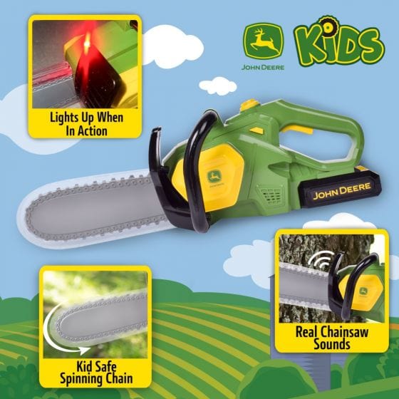 John Deere Toys Motorised Chainsaw