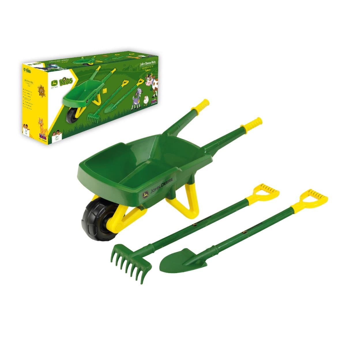 John Deere Toys Wheelbarrow Set