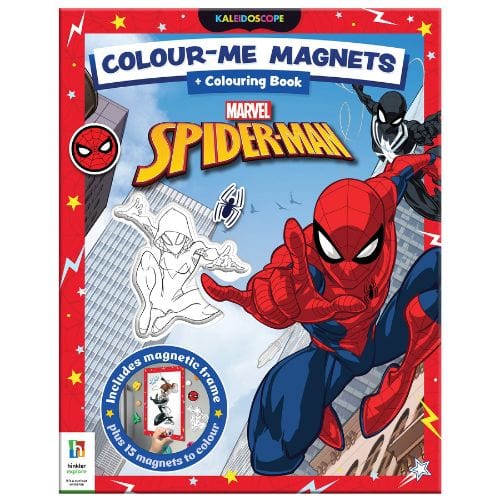 Kaleidoscope Toys Colour-Me Magnets Spider-Man Colouring Book