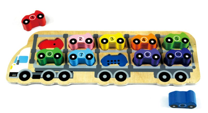 Kiddie Connect Toys 1-10 Car Puzzle