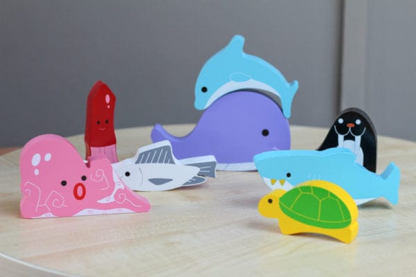 Kiddie Connect Toys Chunky Sea Creatures