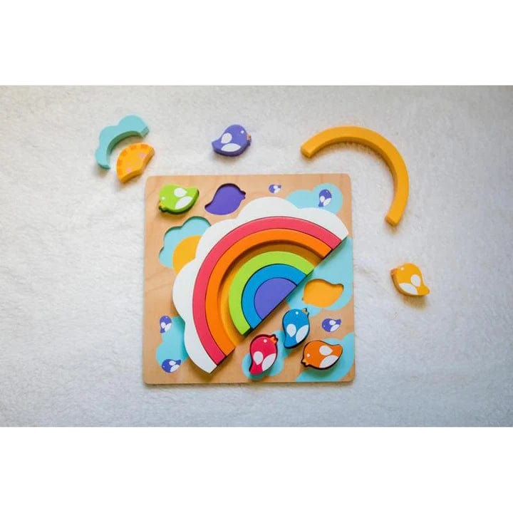 Kiddie Connect Toys Large Sun and Rainbow Puzzle